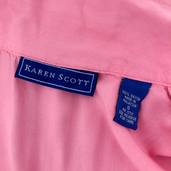 3 FOR $15 Vintage pink button down shirt - Picture 8 of 13